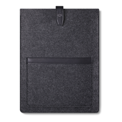 CAISON Felt Laptop Sleeve Case Black