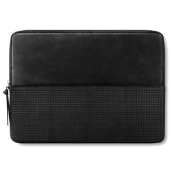 CAISON Classic commerce Genuine Leather Laptop Sleeve Case for 13.5 inch Microsoft Surface Book 2  Black