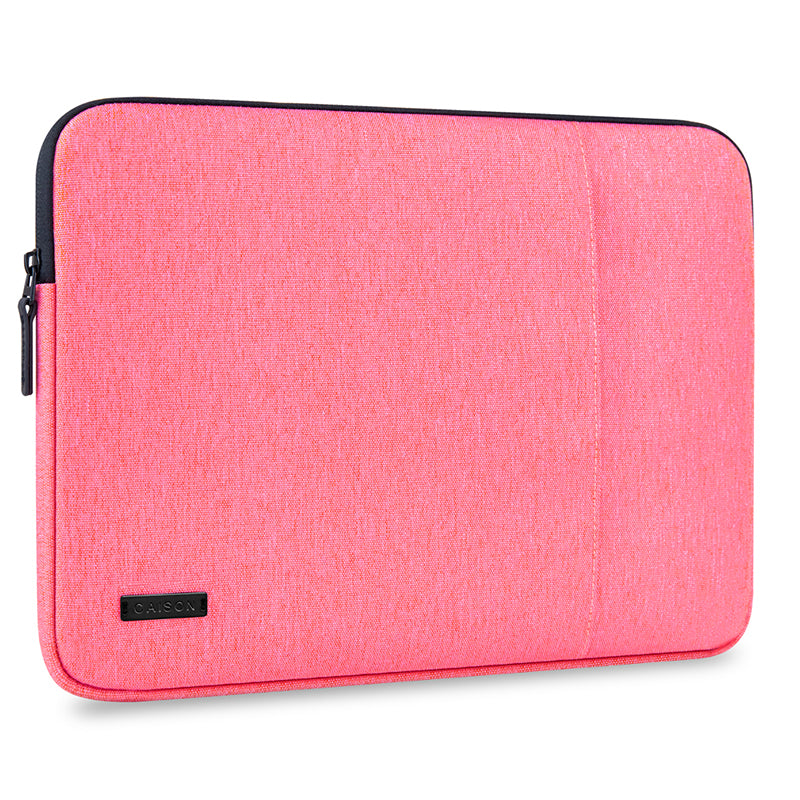 CAISON Classic Laptop Sleeve Case for 10 inch Microsoft Surface Go Pink