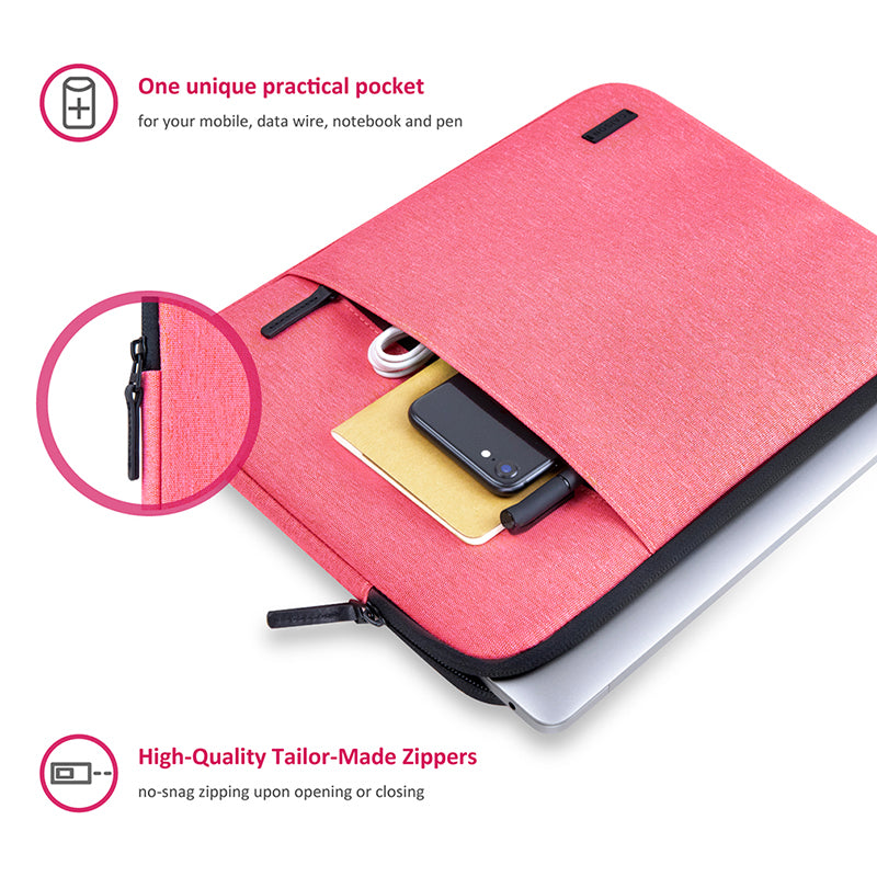 Caison Classic Laptop Sleeve Case Pink