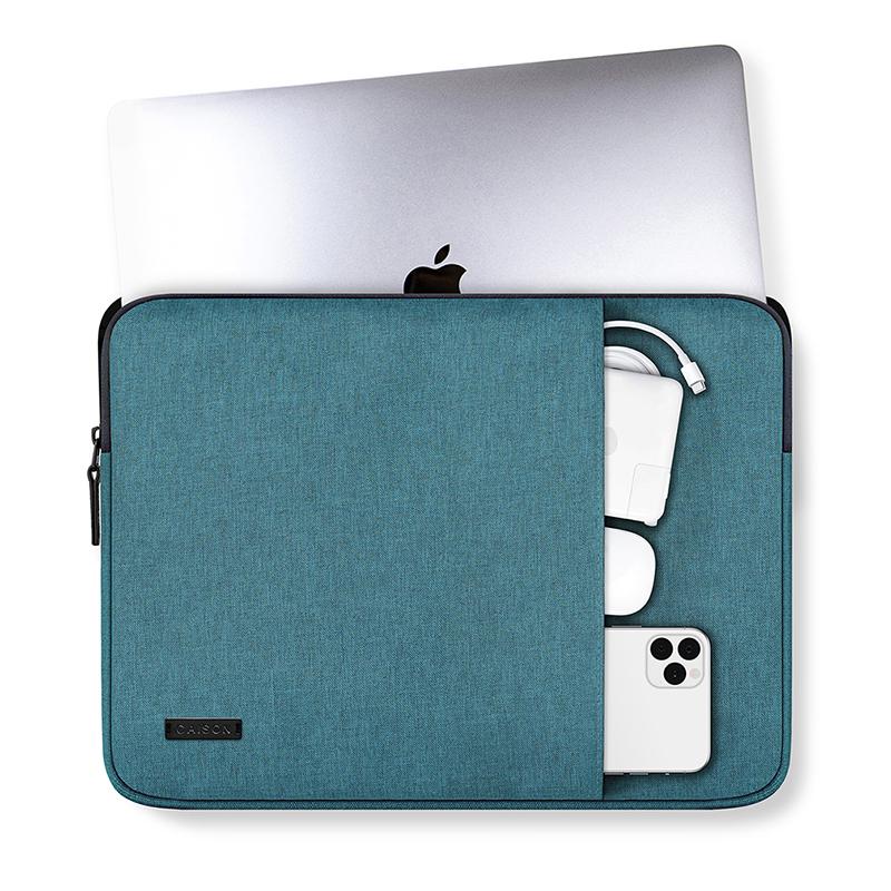 CAISON Classic Laptop Sleeve Case for 13.5 inch Microsoft Surface Book 2  Turquoise