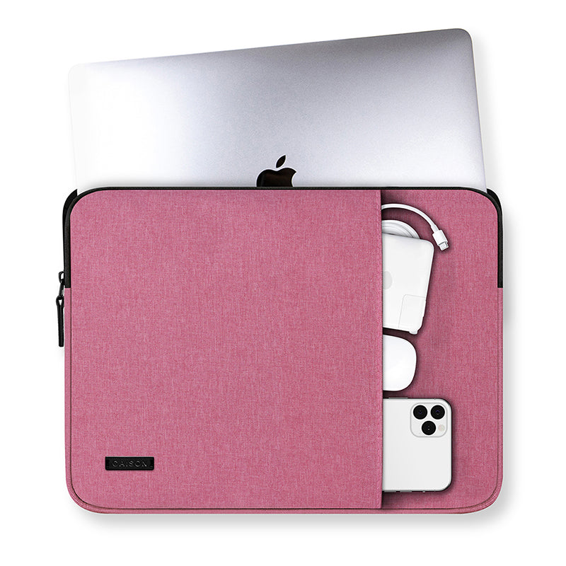 Caison Classic Laptop Sleeve Case Fuchsia Pink