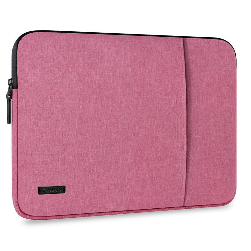 CAISON Classic Laptop Sleeve Case for 12.3 inch  Microsoft Surface Pro 7 / Surface Pro 6 Fuchsia Pink