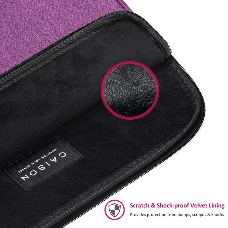 CAISON Classic Laptop Sleeve Case for New 13 inch MacBook Pro (2016-2019) and New 13 inch MacBook Air (2018-2019) Violet