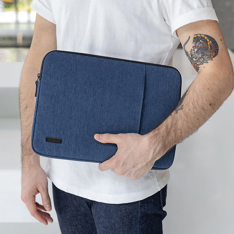 CAISON Classic Laptop Sleeve Case for 10 inch Microsoft Surface Go Blue