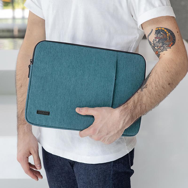 CAISON Classic Laptop Sleeve Case for 13.5 inch Microsoft Surface Book 2  Turquoise