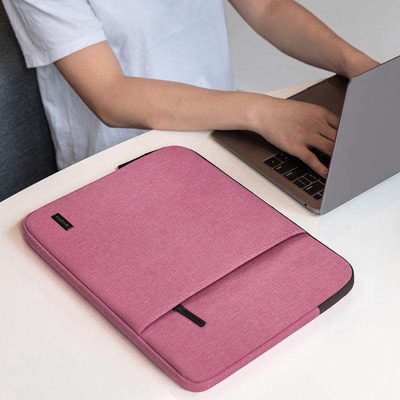 CAISON Classic Laptop Sleeve Case for 10 inch Microsoft Surface Go Fuchsia Pink