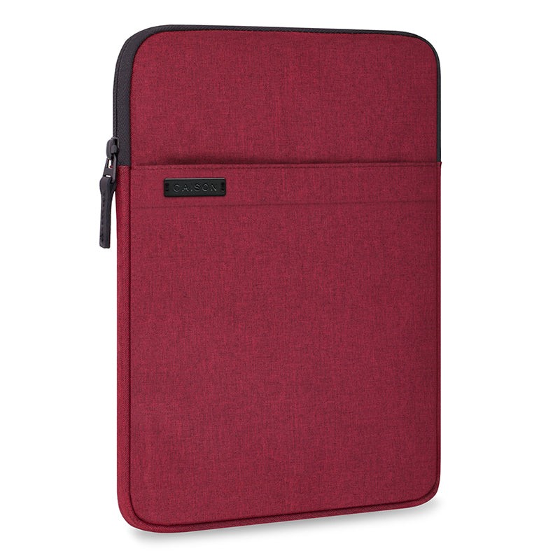 CAISON Classic Tablet Case Sleeve for 11 inch iPad Pro / 2019 10.5 inch iPad Air / 9.7 inch iPad / 10.5 inch iPad Pro / 10.2 inch iPad Red