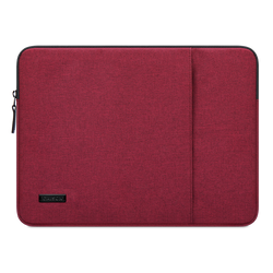 CAISON Classic Laptop Sleeve Case for 15 inch MacBook Pro - Thunderbolt (USB-C) & Retina Red