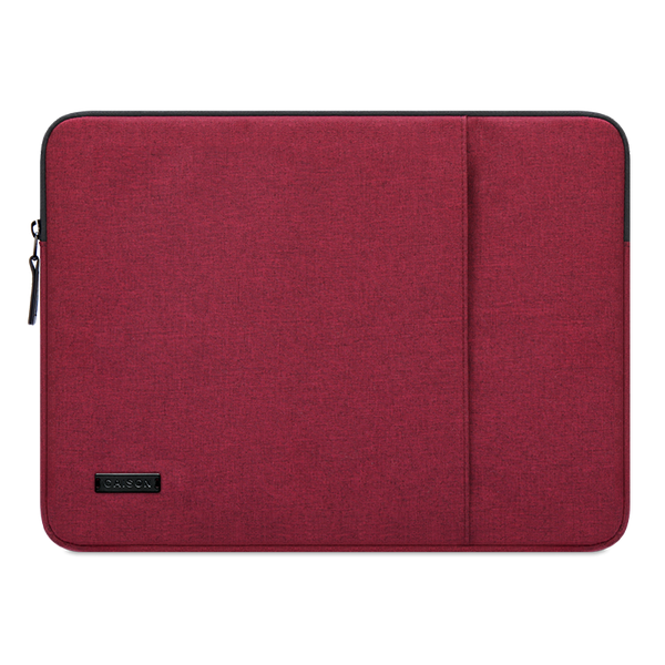 CAISON Classic Laptop Sleeve Case for 15 inch MacBook Pro - Thunderbolt (USB-C) & Retina Red