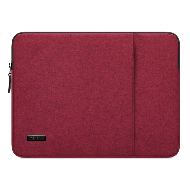 CAISON Classic Laptop Sleeve Case for 15 inch MacBook Pro - Thunderbolt (USB-C) & Retina Red